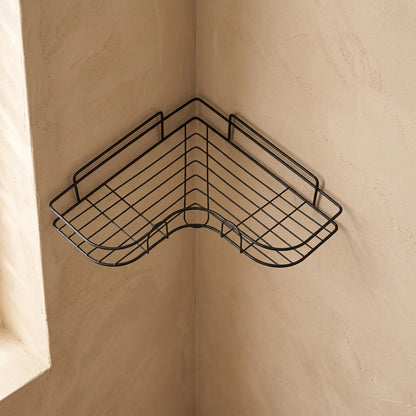 Nookrest™ Iron Bathroom Corner Shelf, material and detail close-up