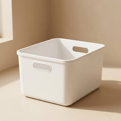 Basknest™ White Plastic Storage Basket