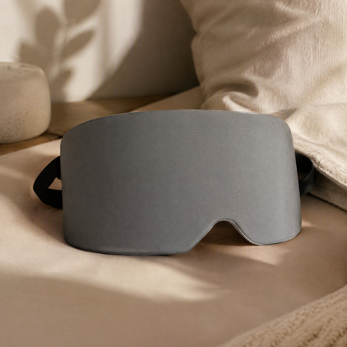 Iceshade™ Ice Silk Sleep Eye Mask, styled close view