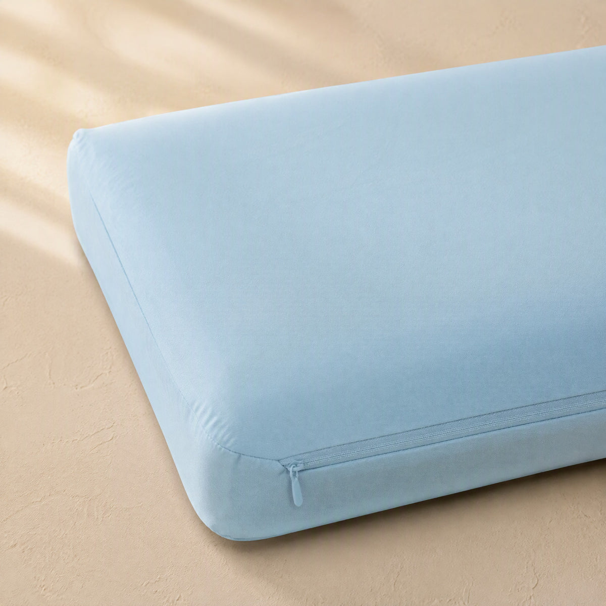 Coolweave™ Cooling Silk-Feel Pillowcase Cover, material and detail close-up