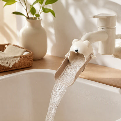 Tapreach™ Cartoon Faucet Extender for Hand Washing in a calm home setting