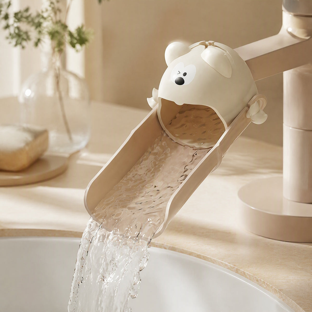 Tapreach™ Cartoon Faucet Extender for Hand Washing, styled close view