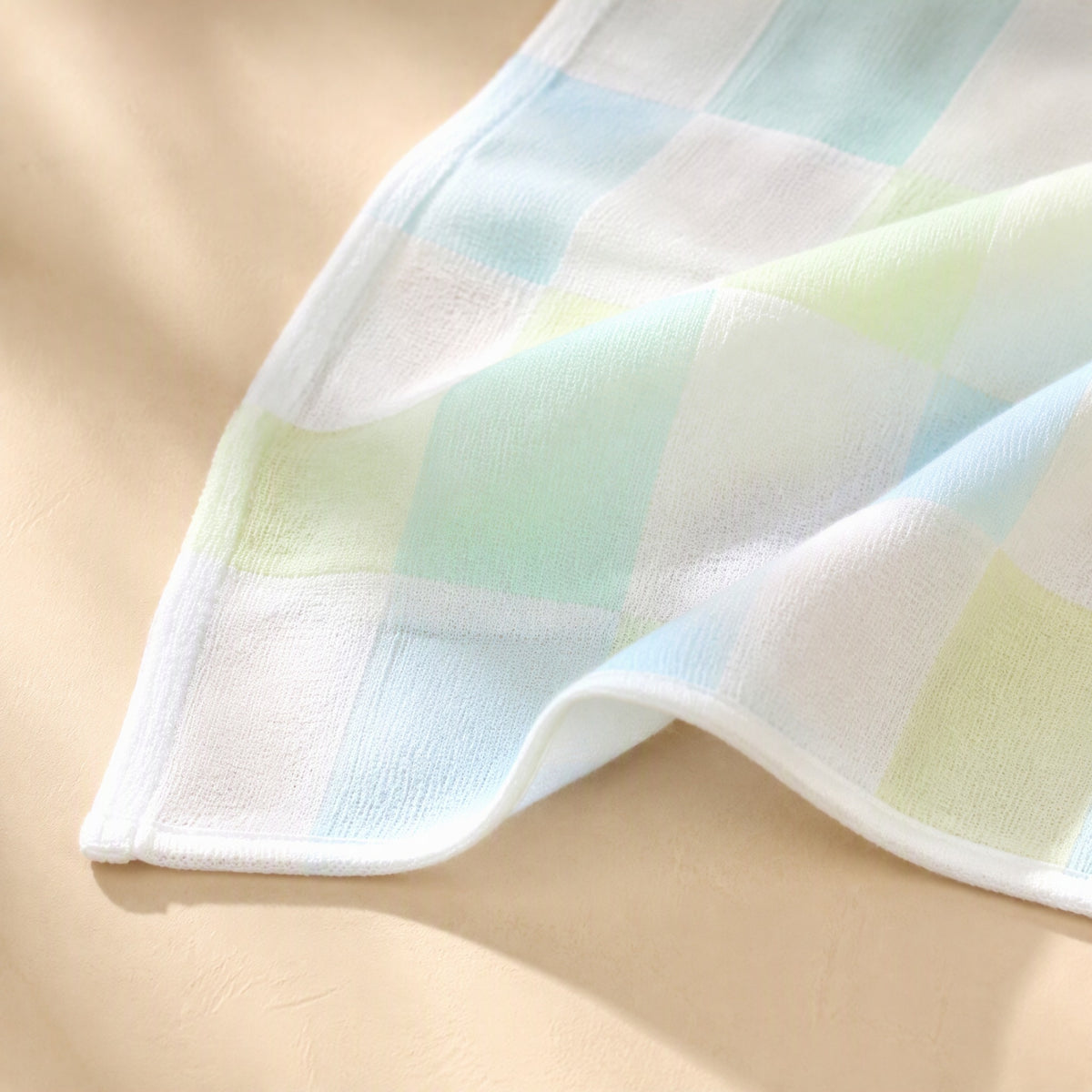Gauzesoft™ Pure Cotton Square Gauze Towel, material and detail close-up