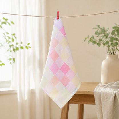 Gauzesoft™ Pure Cotton Square Gauze Towel in a calm home setting