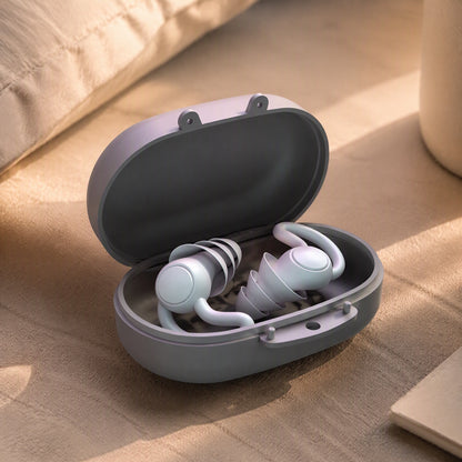 Dozenest™ Noise Reduction Earplugs for Sleeping, styled close view