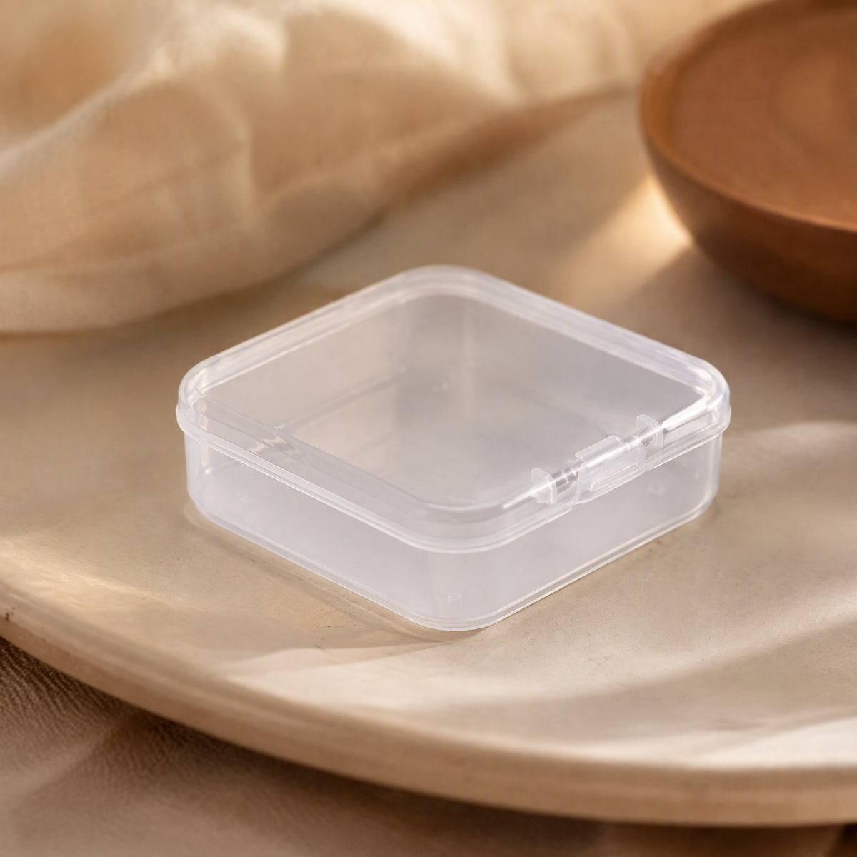 Plastow™ Plastic Storage Box, styled close view