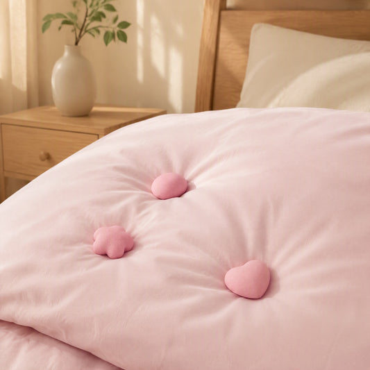Covergrip™ Plastic Quilt Cover Fasteners in a calm home setting