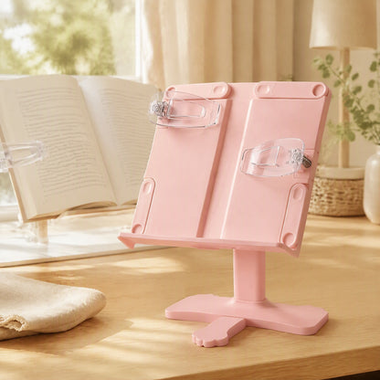 Readangle™ Plastic Reading Stand in a calm home setting