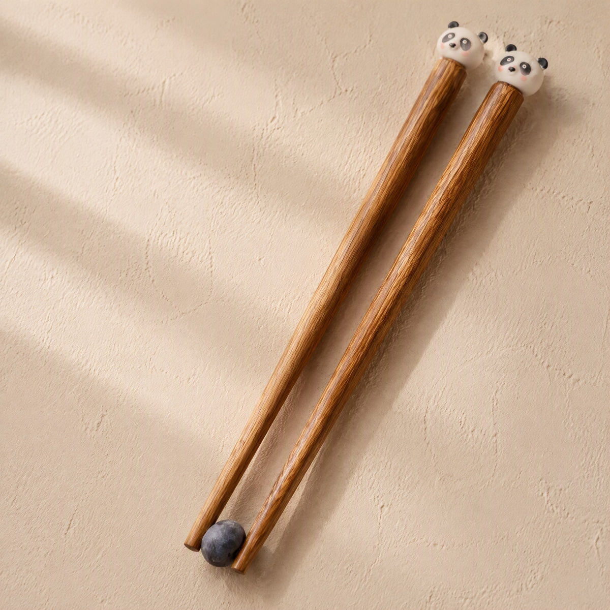 Twigpinch™ Wooden Cartoon Training Chopsticks, material and detail close-up
