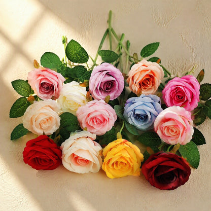 Petalwall™ Handmade Silk Flower Wall Decoration, material and detail close-up