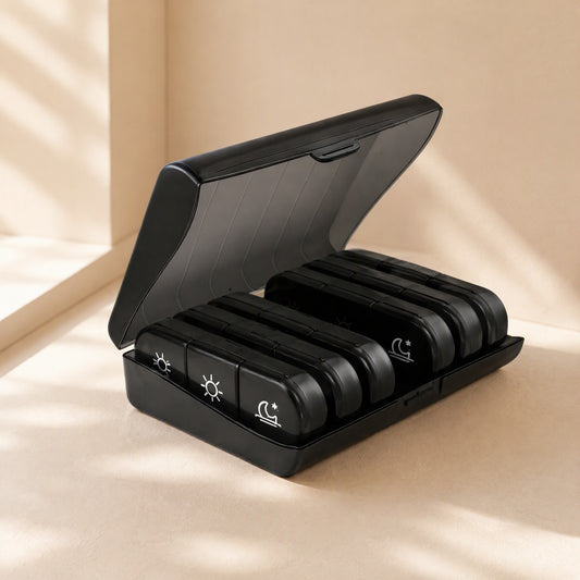 Pillweek™ 7-Compartment Plastic Medicine Box