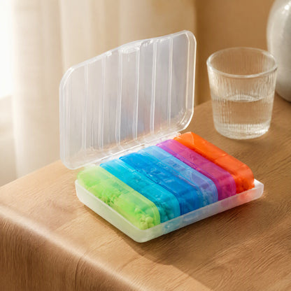 Pillweek™ 7-Compartment Plastic Medicine Box, styled close view