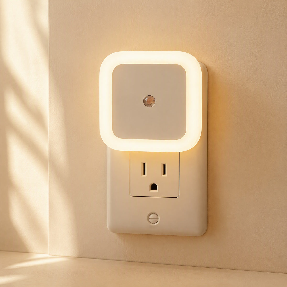 Dusktile™ Square Light-Controlled LED Night Light