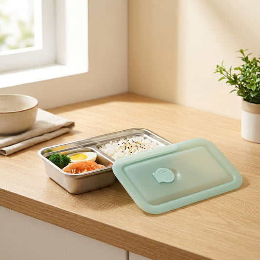 Tintrail™ 304 Stainless Steel Lunch Box in a calm home setting