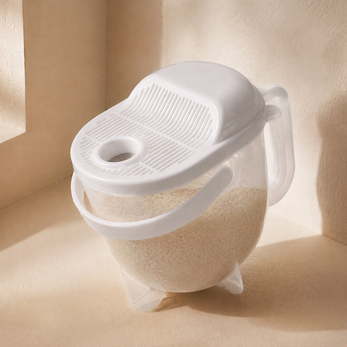 Ricerinse™ Plastic Rice Washing Bucket