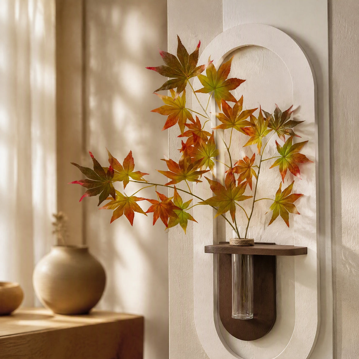 Branchjoy™ Artificial Flower Arrangement Branch, styled close view