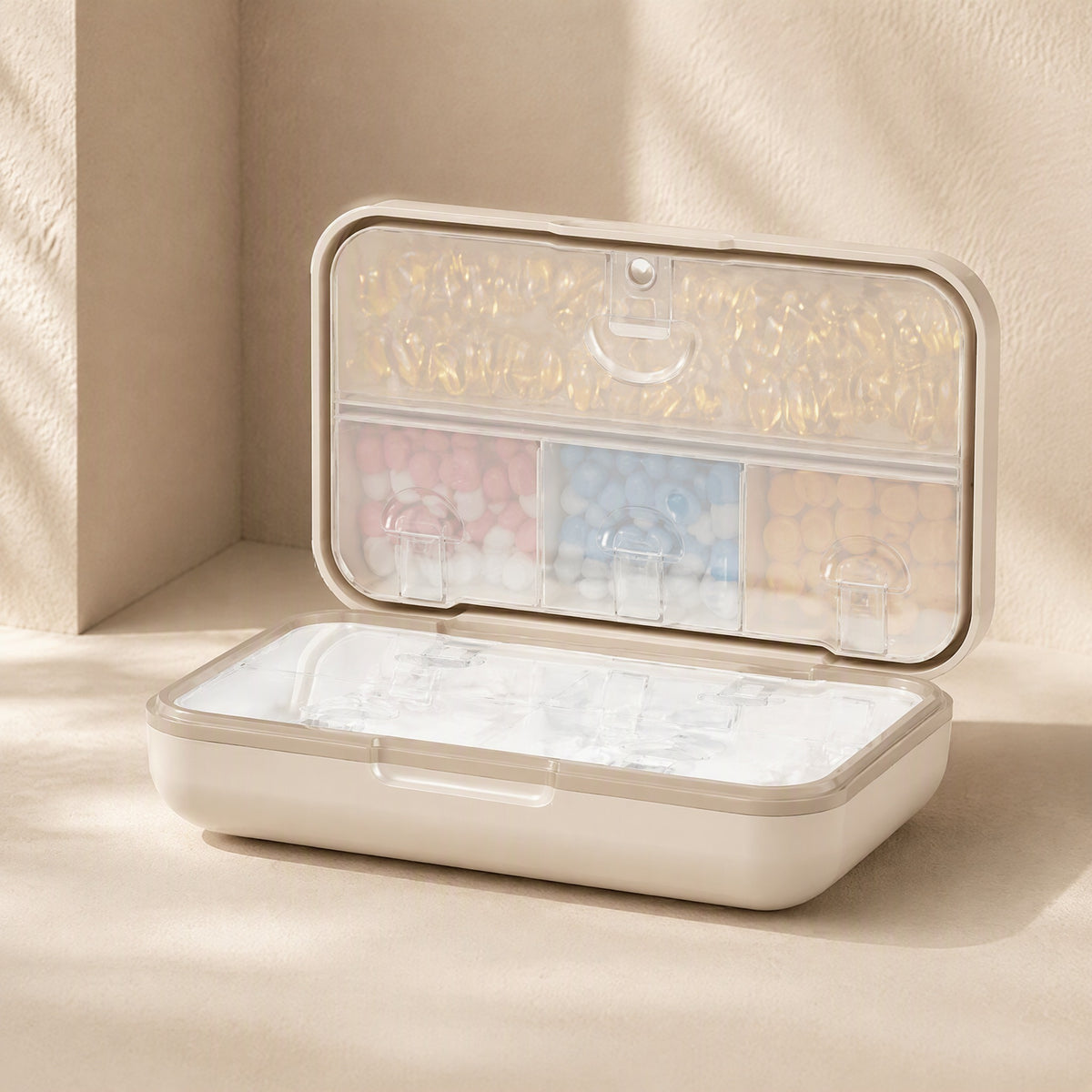 Pillorder™ Eight-Compartment Pill Box