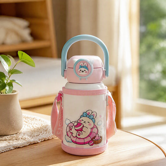 Siptherm™ 316 Stainless Steel Children's Thermos Cup in a calm home setting