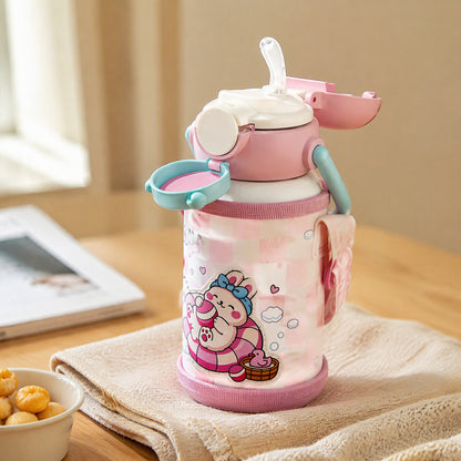 Siptherm™ 316 Stainless Steel Children's Thermos Cup, styled close view