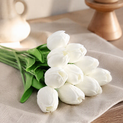 Tulipsoft™ PU Artificial Tulip Flower, styled close view