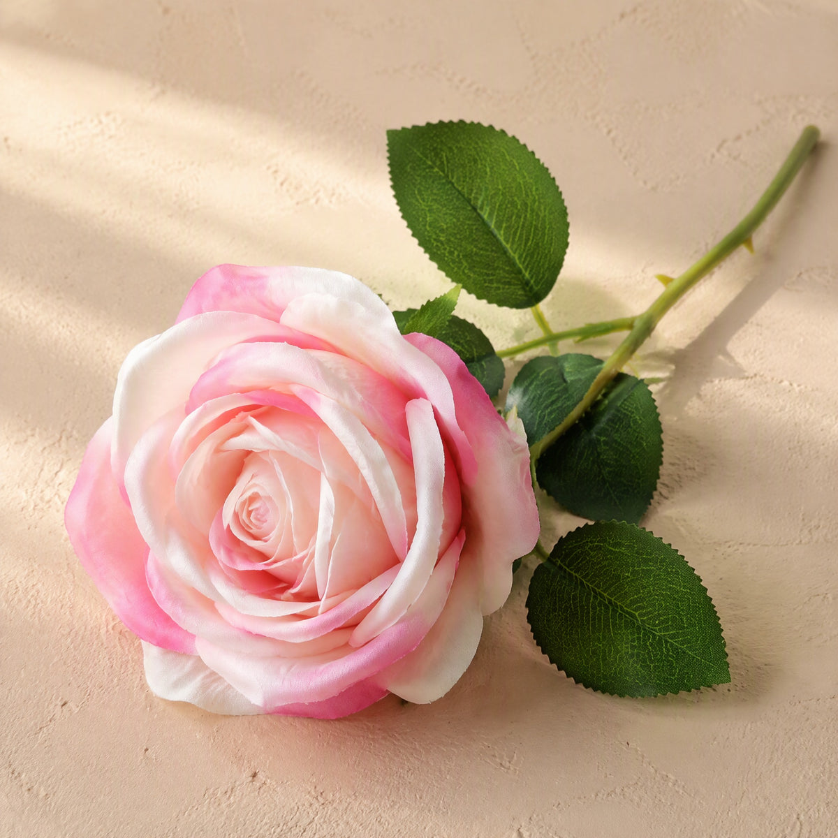 Rosecloth™ Artificial Rose Flower in Silk Cloth, material and detail close-up