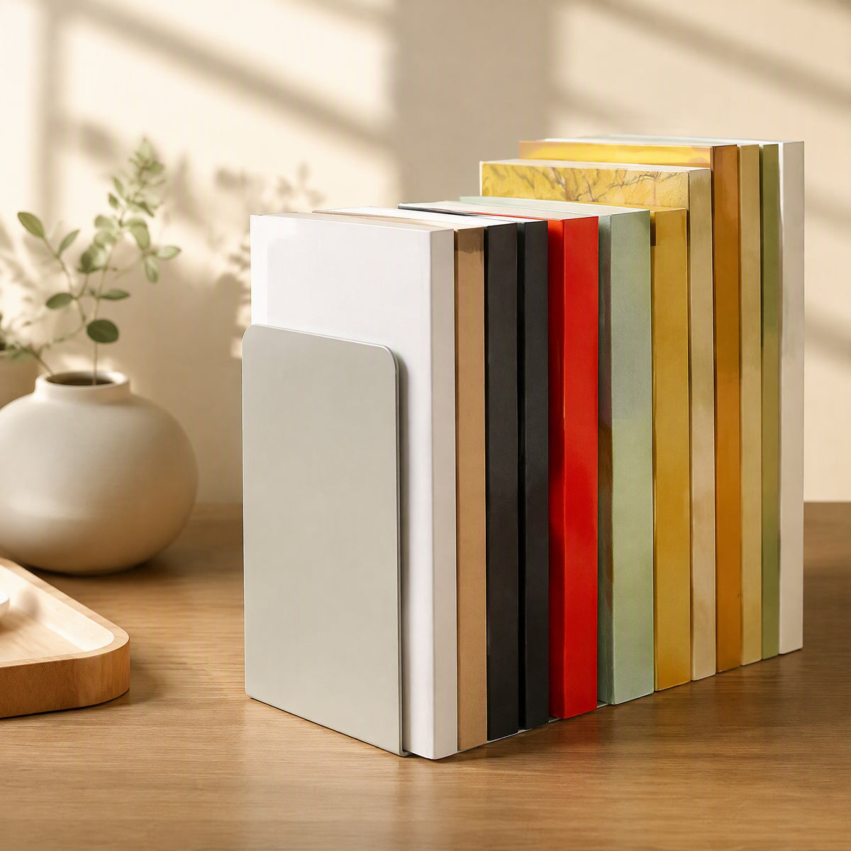Deskread™ Plastic Desktop Book Stand, styled close view