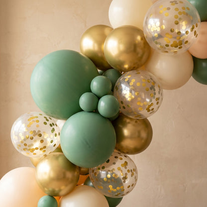 Partyfloat™ 10-Inch Latex Birthday Balloon Set, material and detail close-up