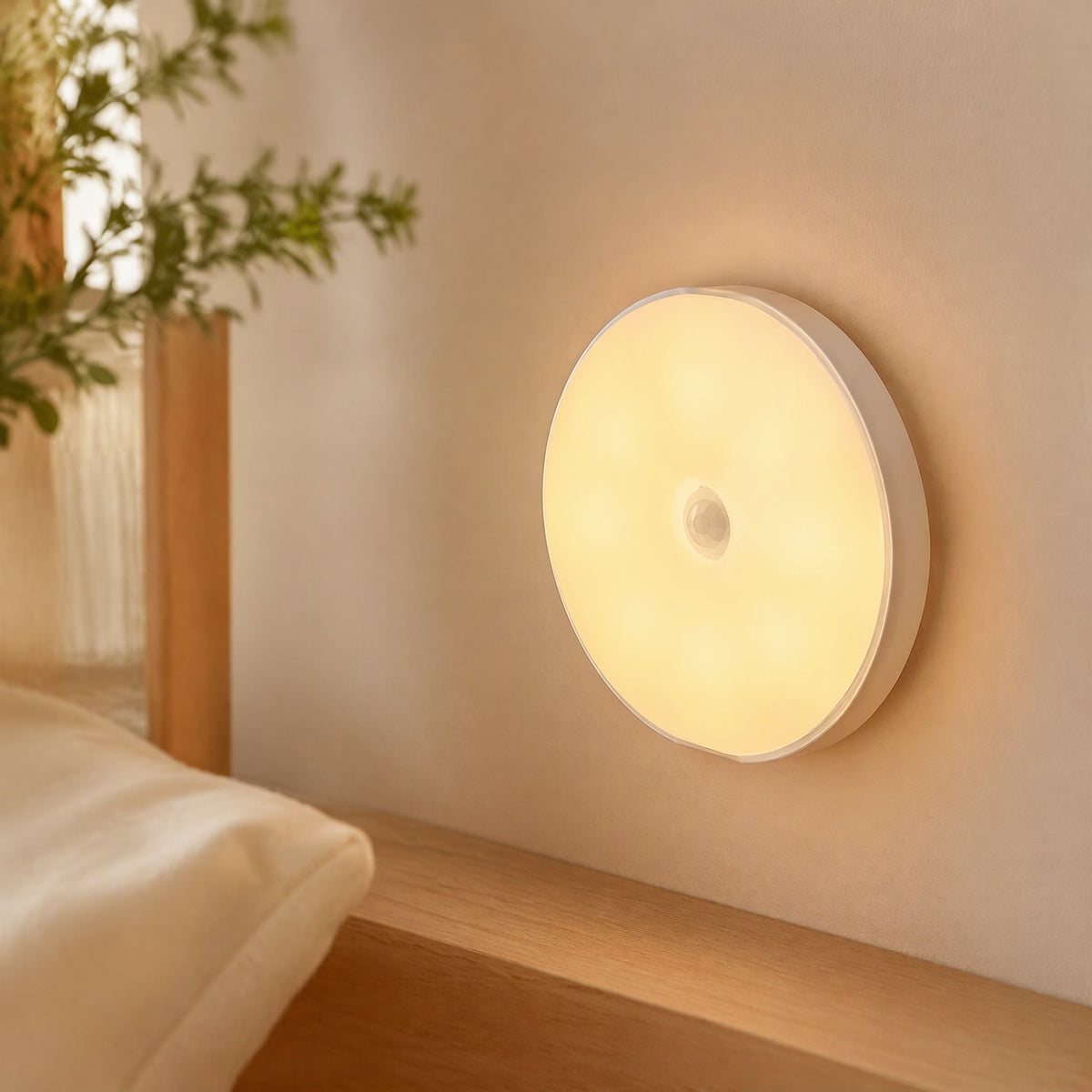 Bodybeam™ Human Body Induction Night Light in a calm home setting