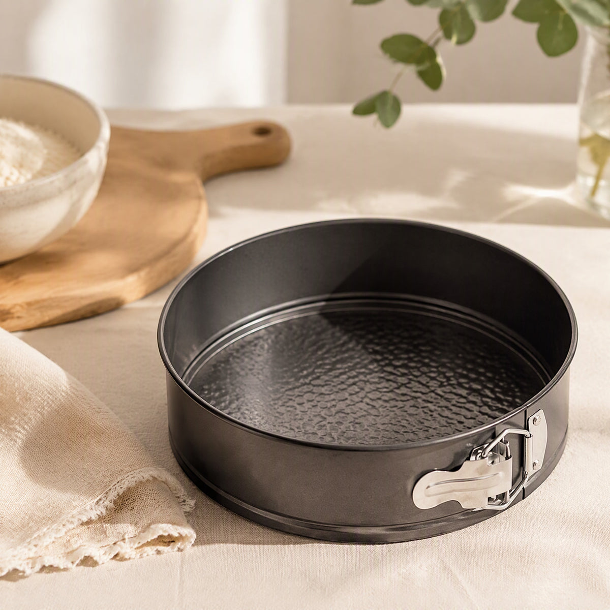 Moldsmith™ Carbon Steel Cake Mold, styled close view