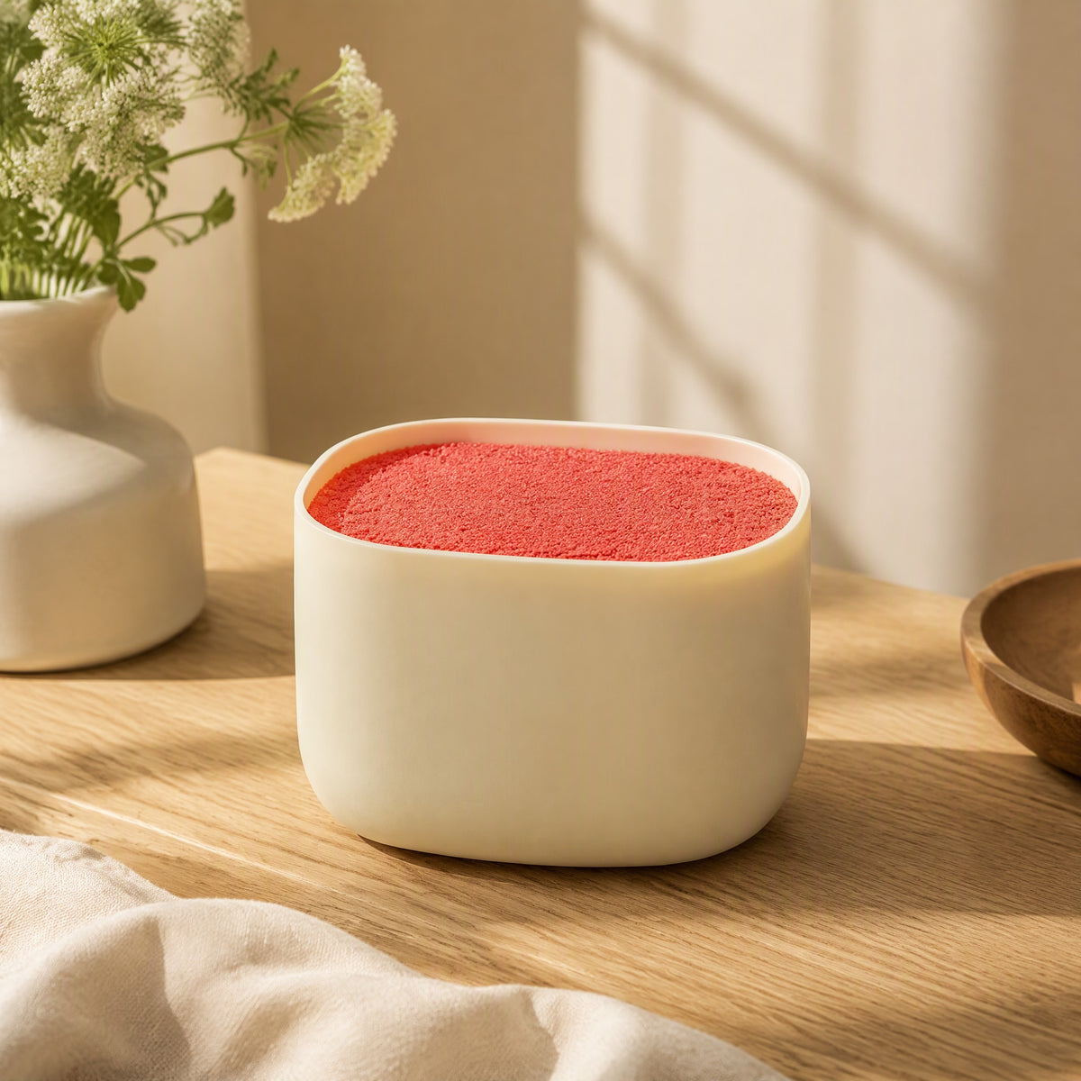 Bloomform™ Plastic Artificial Flower Pot in a calm home setting