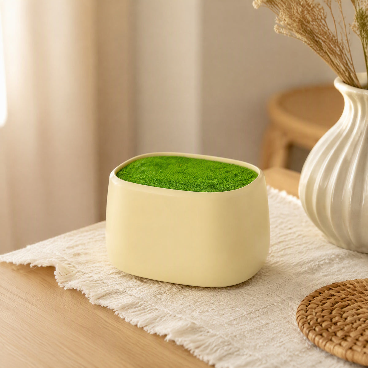 Bloomform™ Plastic Artificial Flower Pot, styled close view