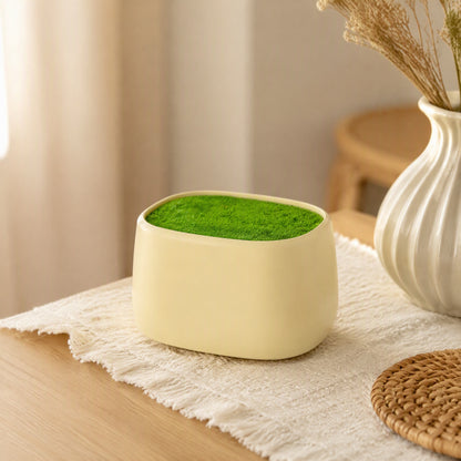 Bloomform™ Plastic Artificial Flower Pot, styled close view