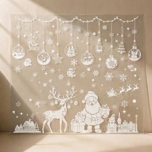 Frostpane™ Christmas PVC Window Stickers