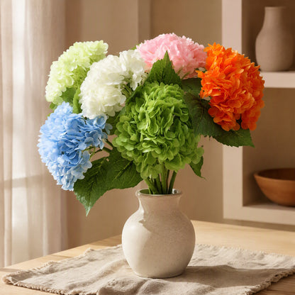 Petalsoft™ Artificial Hydrangea Flower, styled close view