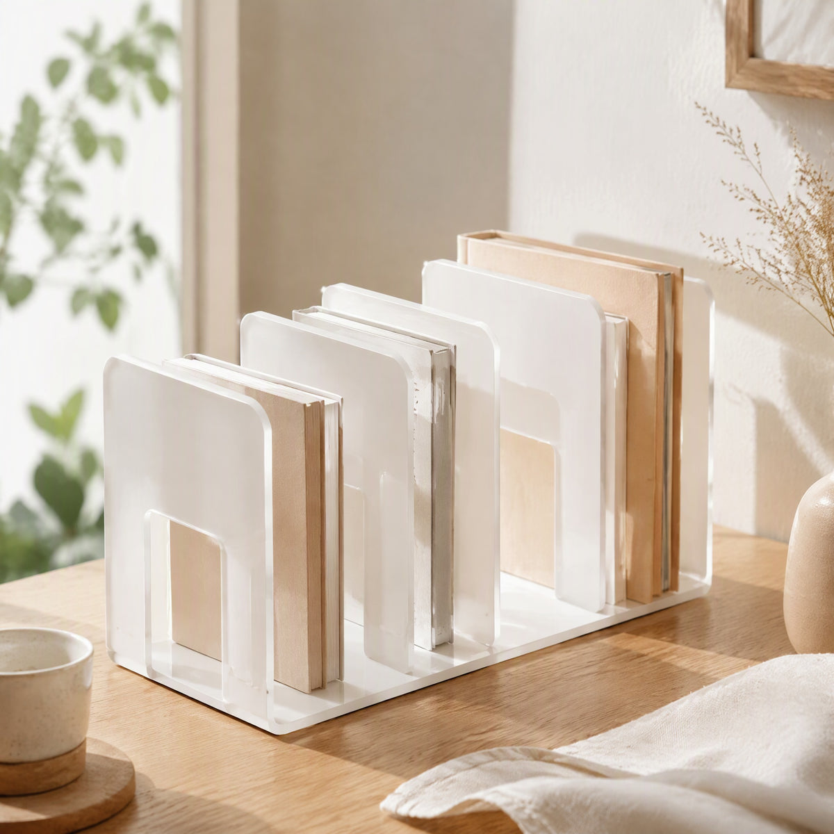 Readlean™ Desktop Book Stand in a calm home setting