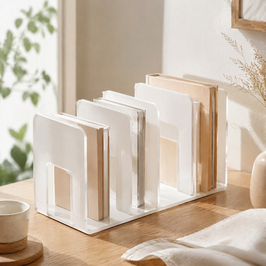 Readlean™ Desktop Book Stand in a calm home setting