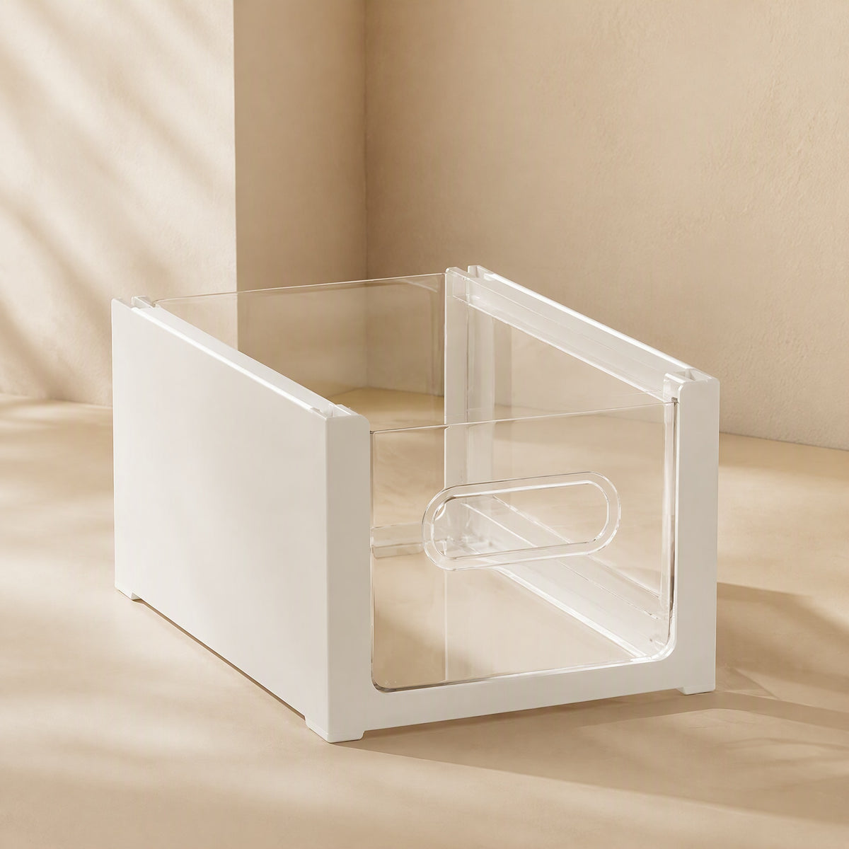 Stackpeek™ Clear Plastic Stackable Storage Box