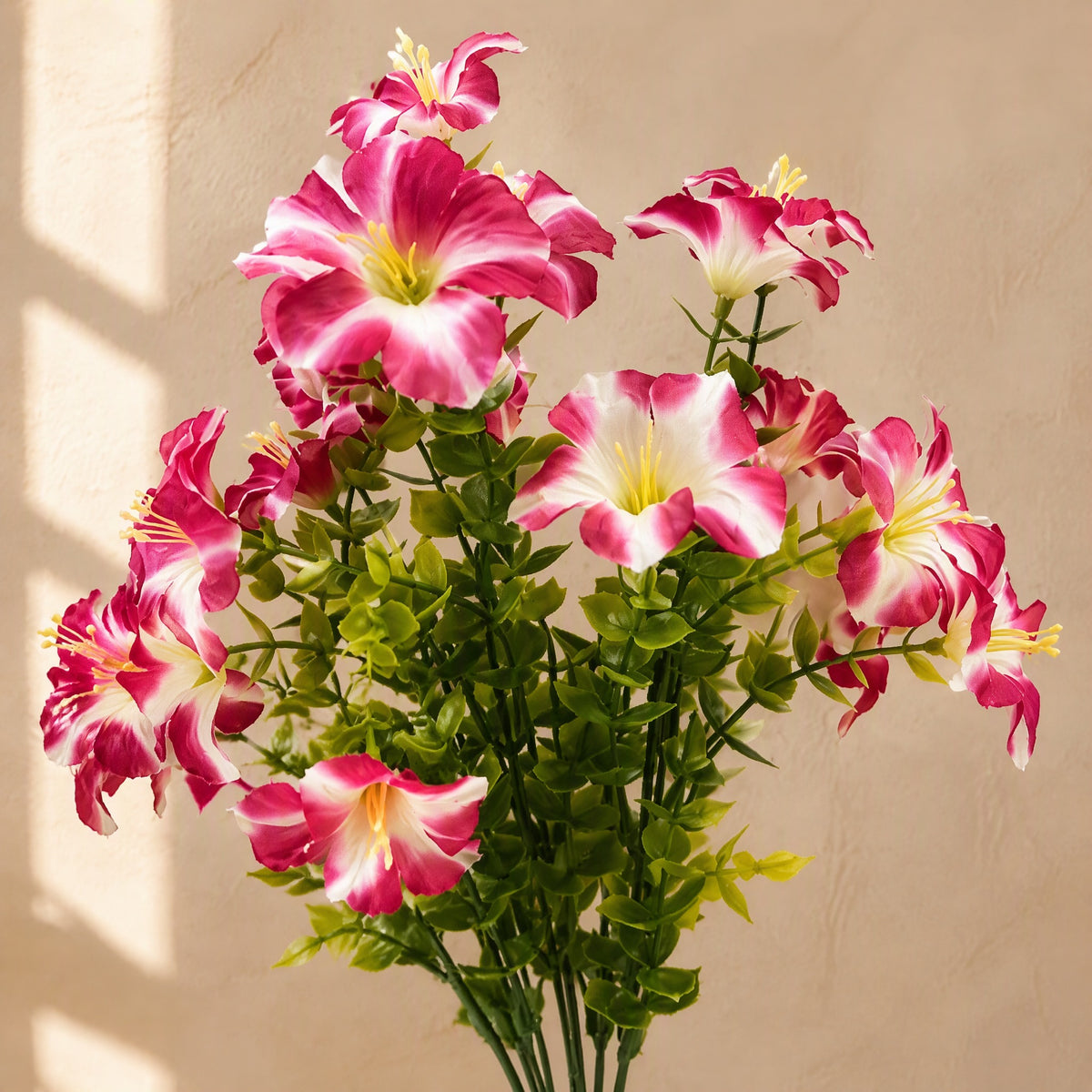 Glorysprig™ Artificial Morning Glory Flower Bouquet, material and detail close-up