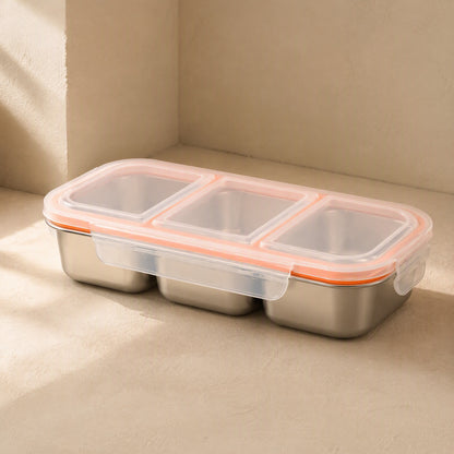 Steeltuck™ 304 Stainless Steel Compartment Lunch Box