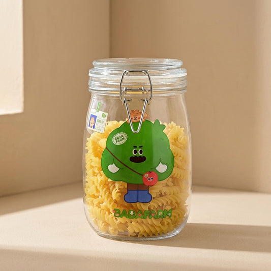 Ovalsafe™ Oval Glass Storage Jar