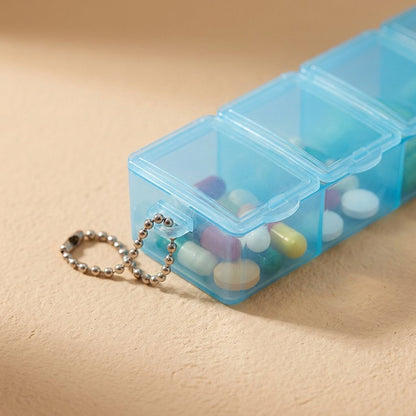 Weeknest™ Seven-Day Pill Storage Box, material and detail close-up
