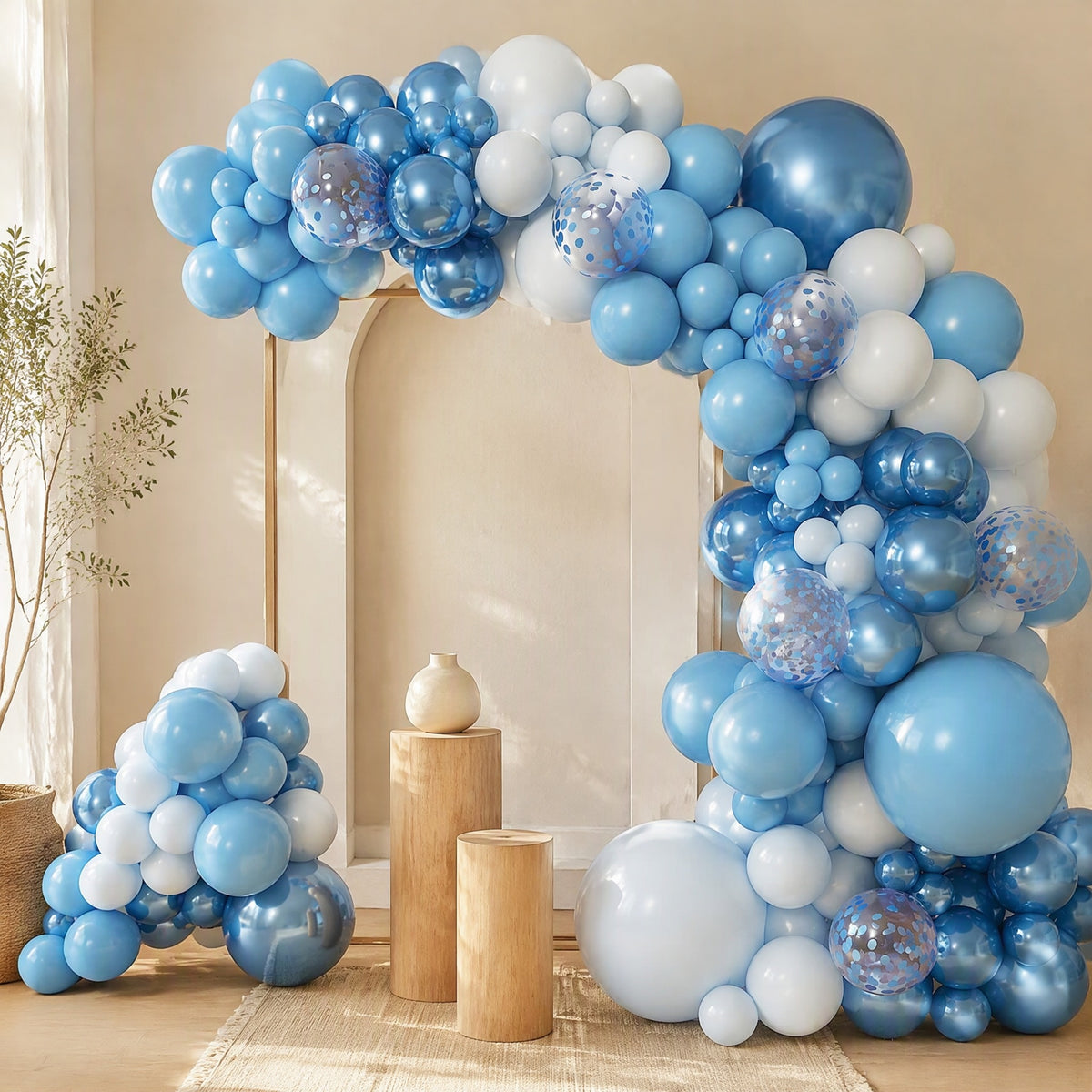 Balloonrise™ 12-Inch Latex Balloon Garland Set in a calm home setting