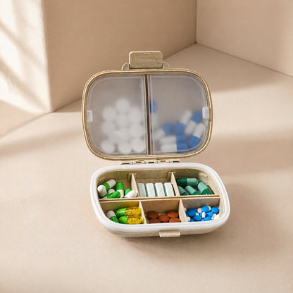 Medsort™ 8-Compartment Plastic Medicine Box