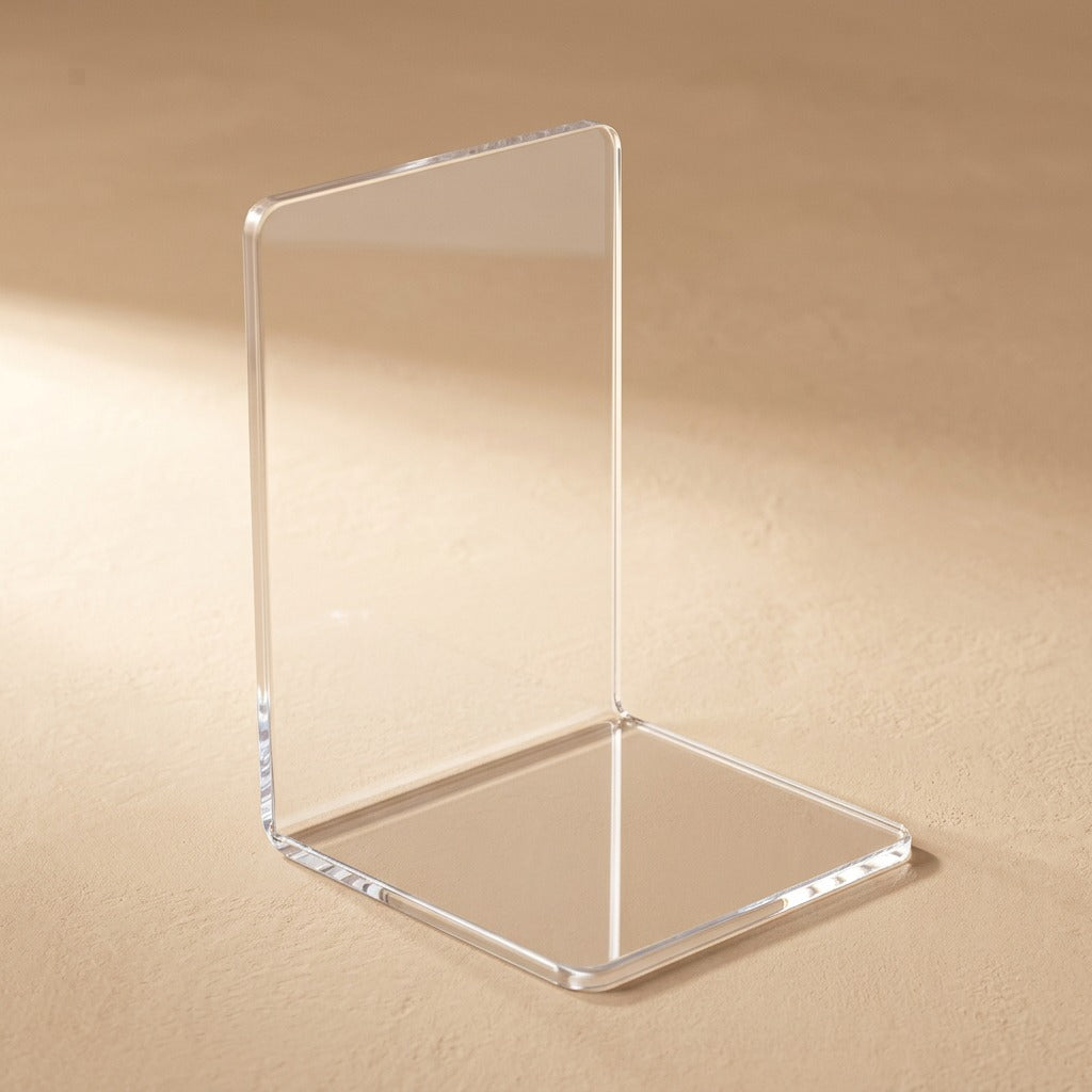 Pageledge™ Plastic L-Shaped Book Stand, material and detail close-up