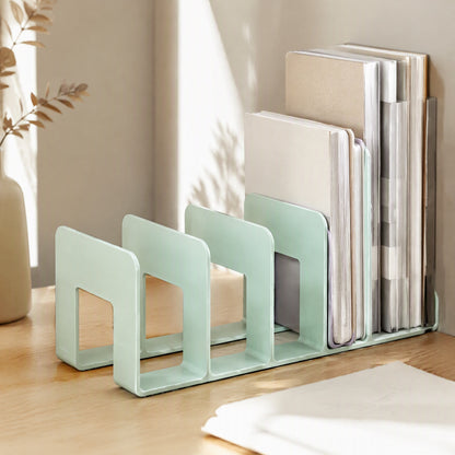 Pageprop™ Desktop Plastic Book Stand, styled close view