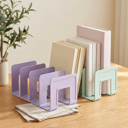 Readrest™ Plastic Desktop Book Stand, styled close view
