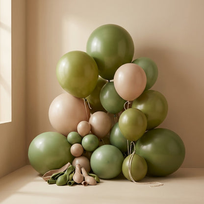 Avopop™ Retro Avocado Green Latex Balloons
