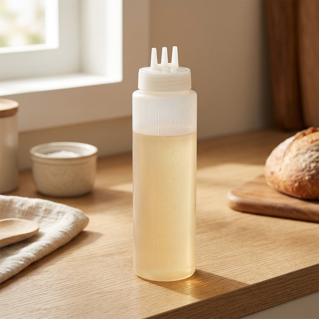Threepour™ Three-Hole Seasoning Bottle, styled close view