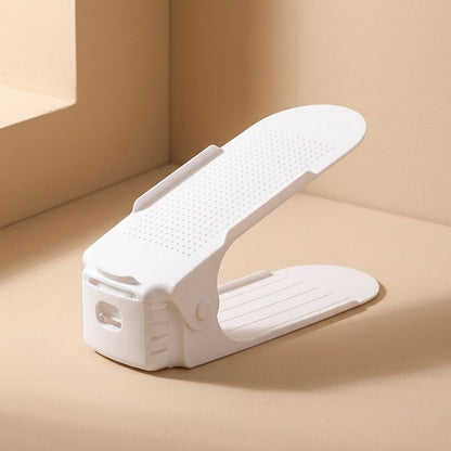 Pairstack™ Two-Layer Plastic Shoe Rack