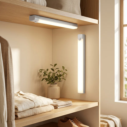 Cupboardray™ Rechargeable LED Cabinet Light in a calm home setting